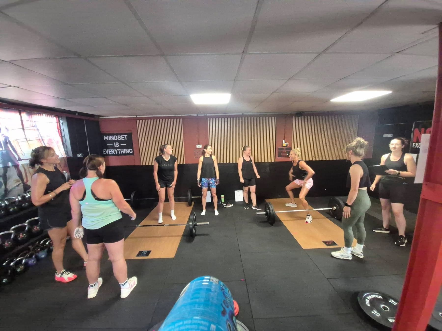 Group class in the gym